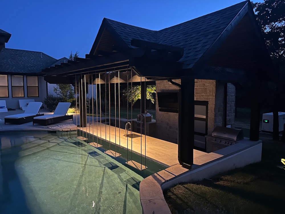 professional pool lighting for Nocatee FL home